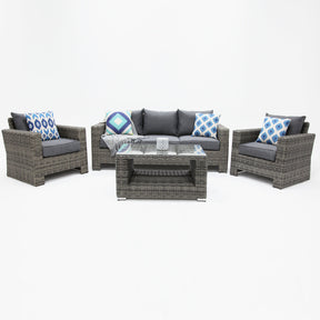 Banksia 311 Lounge Setting - Grey Storm
