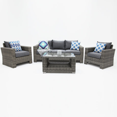 Banksia 311 Lounge Setting - Grey Storm