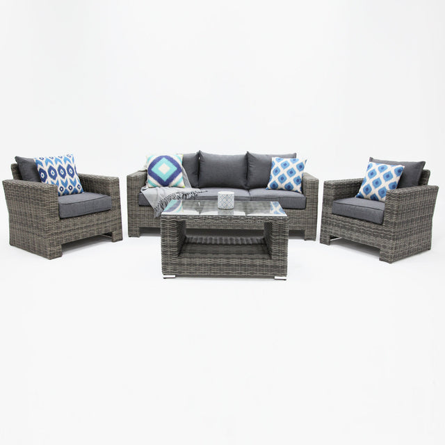 Banksia 311 Lounge Setting - Grey Storm
