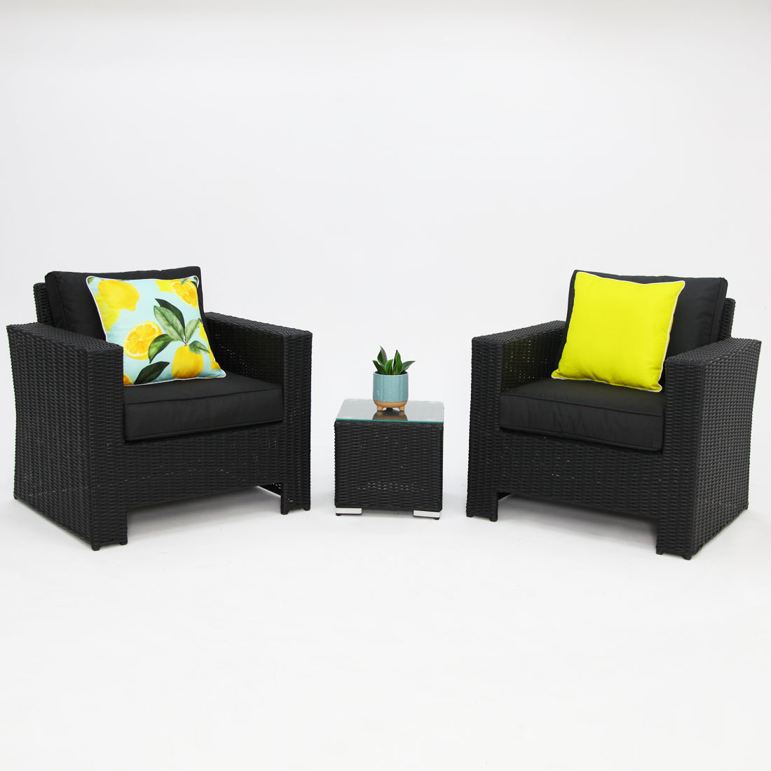 Banksia 11CT Lounge Setting Black