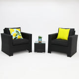Banksia 11CT Lounge Setting Black