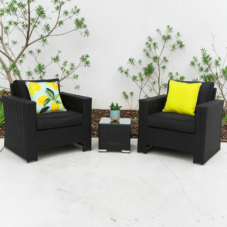 Banksia 11CT Lounge Setting Black