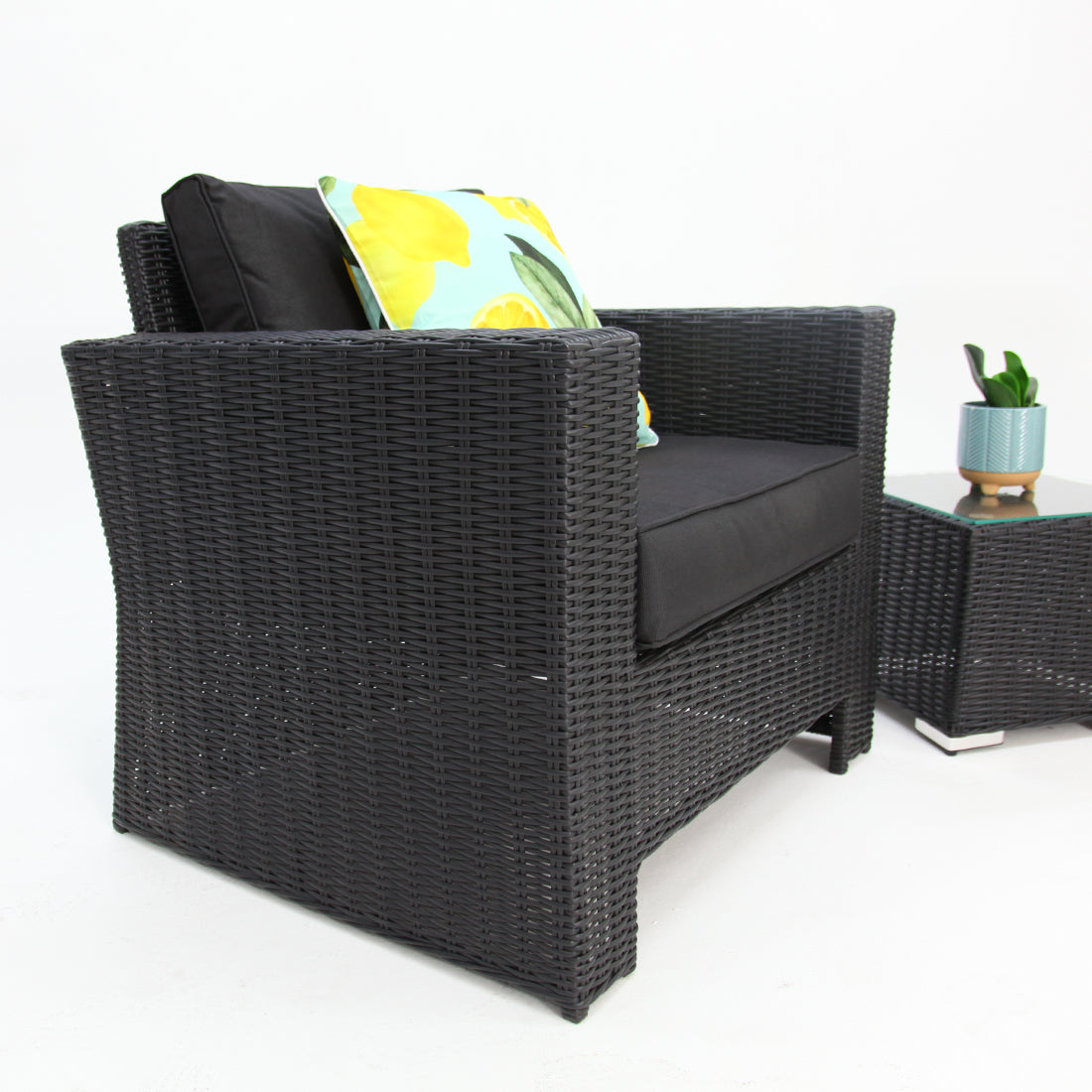 Banksia 11CT Lounge Setting Black