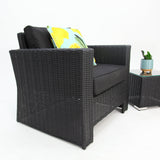 Banksia 11CT Lounge Setting Black