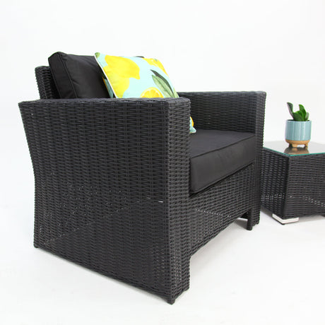 Banksia 11CT Lounge Setting Black