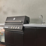 Crossray Xplor Gas BBQ Outdoor Kitchen GD4KW-12 - Black