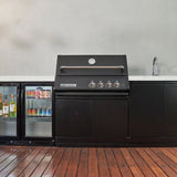 Crossray Xplor Gas BBQ Outdoor Kitchen GD4KW-11 - Black