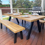 Bosco 3pc Dining Setting - Black