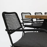 Bosco Bahamas 9pc Dining Setting - Black