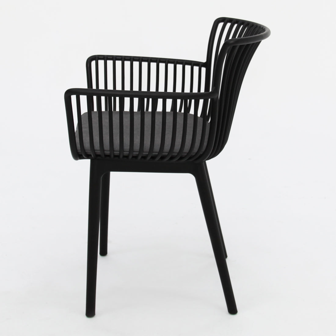 Canela Dining Chair Set of 4 - Black