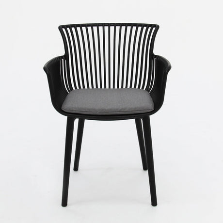 Canela Dining Chair Set of 4 - Black