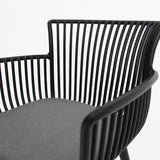 Canela Dining Chair Set of 4 - Black