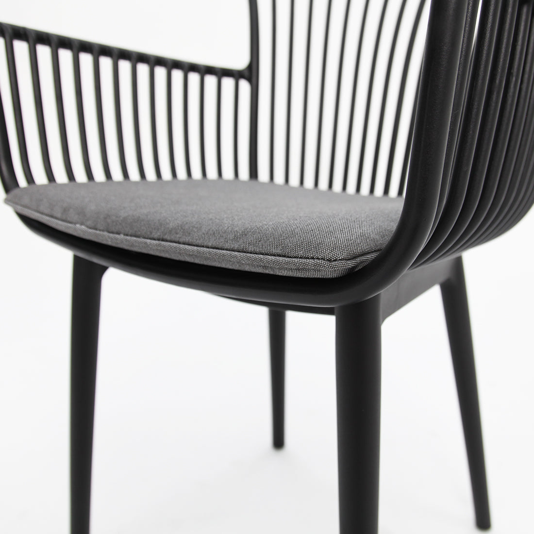 Canela Dining Chair Set of 4 - Black