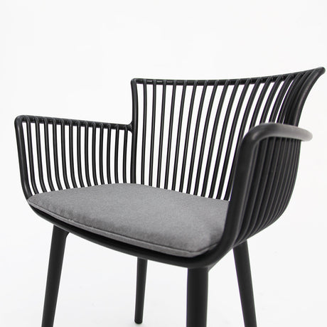 Canela Dining Chair Set of 4 - Black