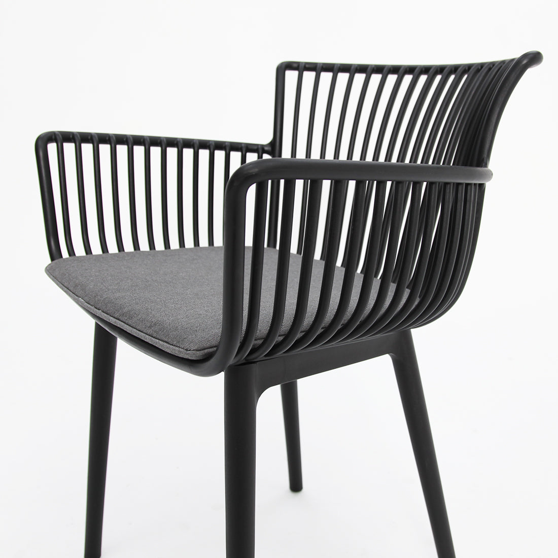 Canela Dining Chair Set of 4 - Black