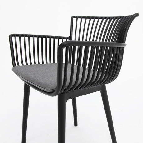 Canela Dining Chair Set of 4 - Black