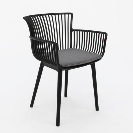 Canela Dining Chair Set of 4 - Black