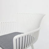 Ravenne Canela 9pc Dining Setting - White