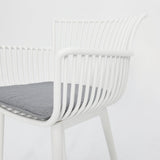 Ravenne Canela 9pc Dining Setting - White