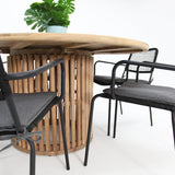 Carella Bahamas 7pc Dining Setting - Black