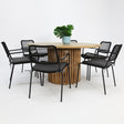 Carella Bahamas 7pc Dining Setting - Black