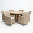 Carella Amani 7pc Dining Setting - Driftwood