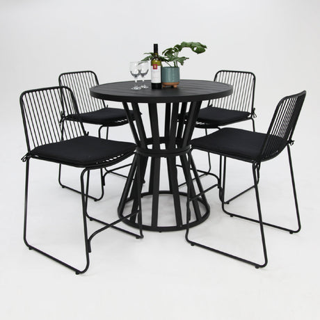 Cila 5pc Bar Setting - Black