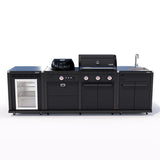 Coleman Revolution Dual Fuel with Sink and Fridge Modules - Charcoal Glimmer