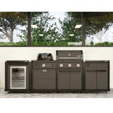Coleman Revolution Dual Fuel with Sink and Fridge Modules - Charcoal Glimmer
