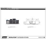 Coleman Revolution Dual Fuel with Fridge Module - Shadow Gloss