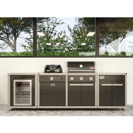 Coleman Revolution Dual Fuel with Fridge Module - Charcoal Glimmer
