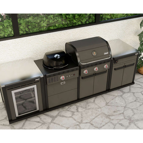 Coleman Revolution Dual Fuel with Fridge Module - Charcoal Glimmer