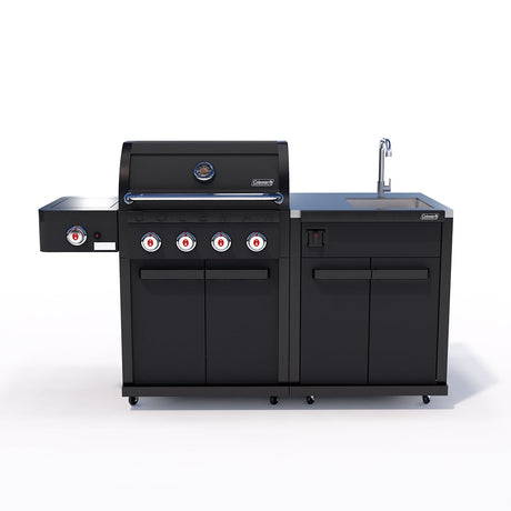 Coleman Revolution Dual Fuel with Sink Module - Charcoal Glimmer