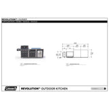 Coleman Revolution Dual Fuel with Bench and Fridge Module - Matte Black