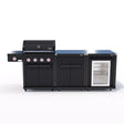 Coleman Revolution Dual Fuel with Bench and Fridge Module - Matte Black