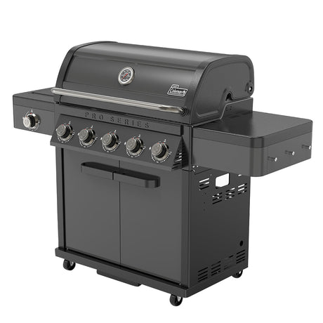 Coleman Pro 5B Barbecue on Cart - Black Matte