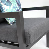Consuela 4pc Lounge Setting - Anthracite