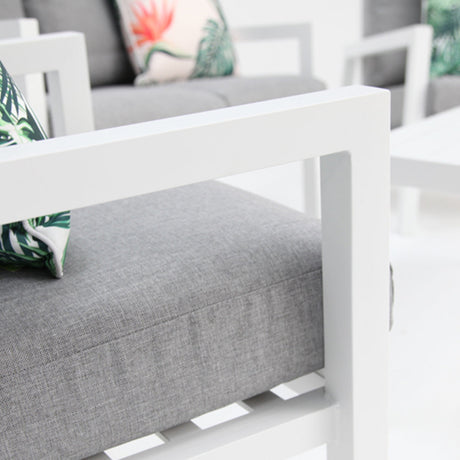 Consuela 4pc Lounge Setting - White