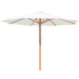 Billy Fresh 3m Bamboo Umbrella - Cream
