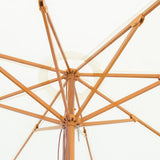 Billy Fresh 3m Bamboo Umbrella - Cream
