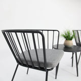 Daisy 3pc Balcony Setting - Grey