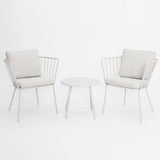 Daisy 3pc Balcony Setting - White