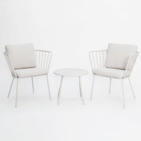 Daisy 3pc Balcony Setting - White