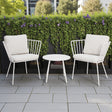 Daisy 3pc Balcony Setting - White