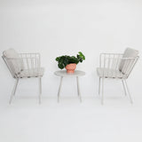 Daisy 3pc Balcony Setting - White