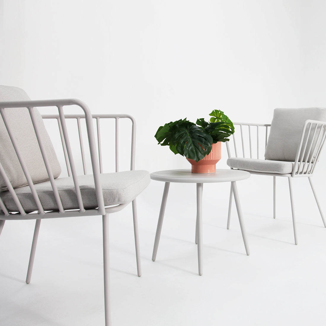 Daisy 3pc Balcony Setting - White