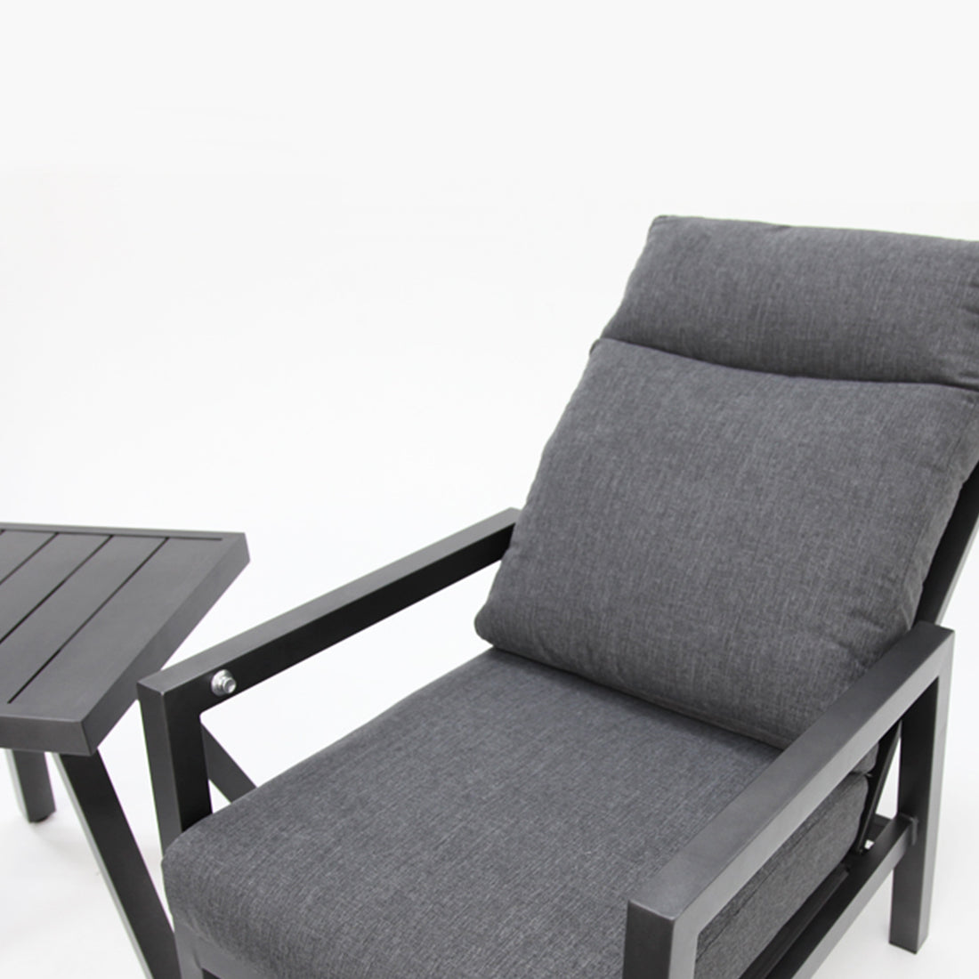 Dakota 5pc Lounge Recline Setting - Anthracite