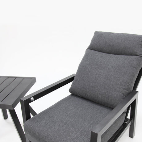 Dakota 5pc Lounge Recline Setting - Anthracite