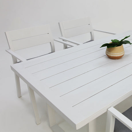 Dallas 5pc Dining Setting - White