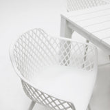 Dallas Java 7pc Dining Setting - White